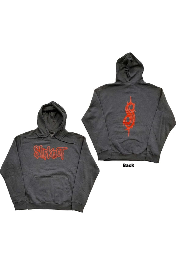 Slipknot Unisex Pullover Hoodie Sweatshirt Logo (Back Print) (Medium)