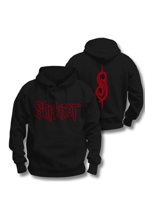 Slipknot Unisex Pullover Hoodie Sweatshirt Logo (Back Print) (Medium)
