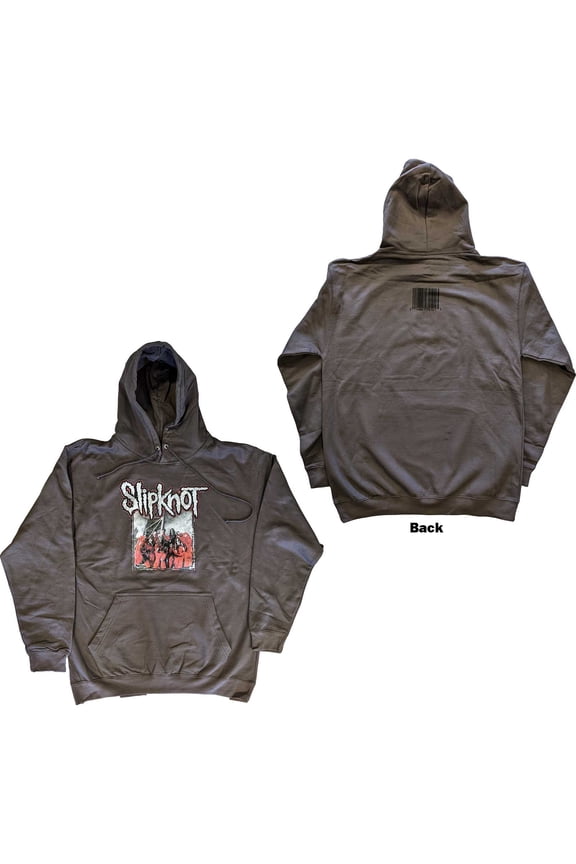 Slipknot Unisex Pullover Hoodie Sweatshirt Self-Titled (Back Print) (X-Large)