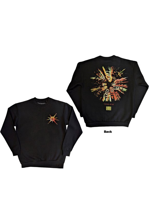 Slipknot Unisex Sweatshirt The End, So Far Band Figures (Black) (Back Print) (XX-Large)