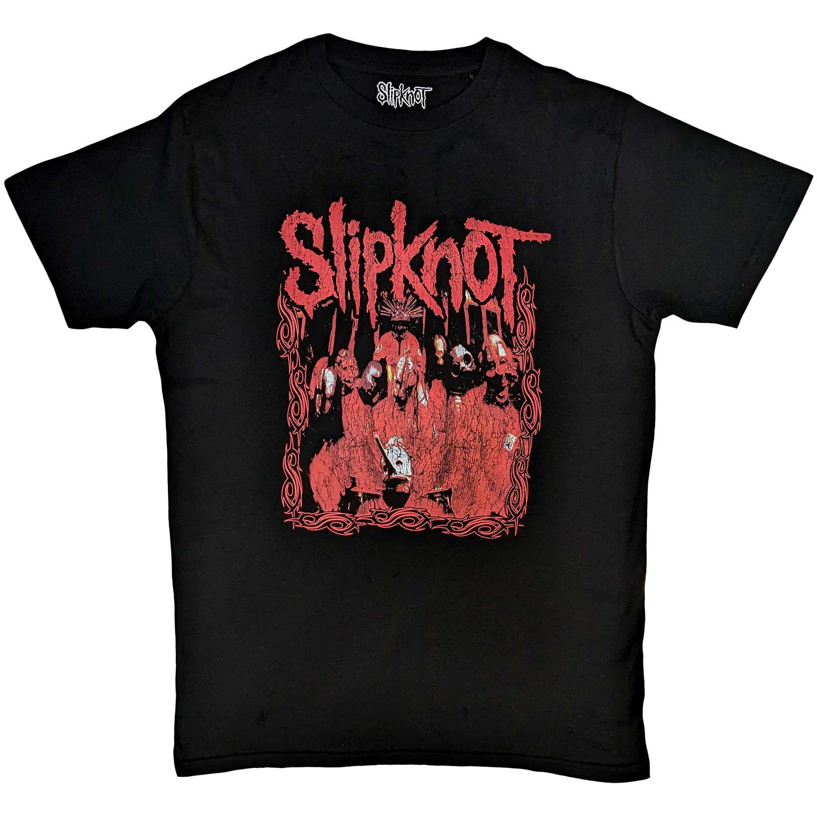 Slipknot Tシャツ XL Rock Off Men's Slipknot Band Frame T-shirt, XXX-Large, Black, 100