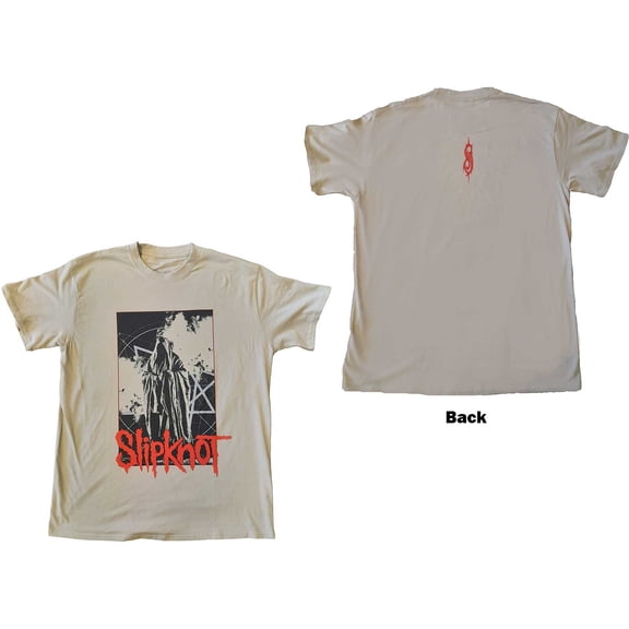 Slipknot Unisex T-Shirt Sid Photo (Back Print) (Large)