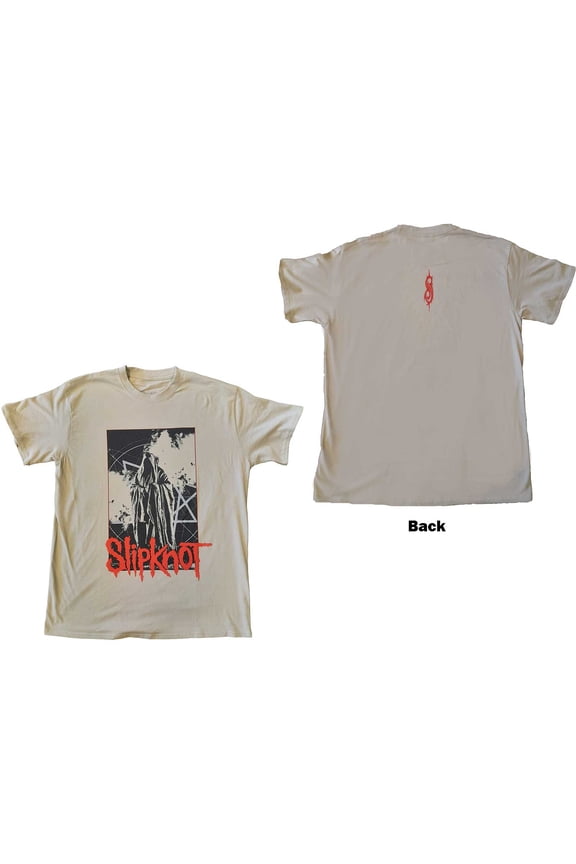 Slipknot Unisex T-Shirt Sid Photo (Back Print) (Large)