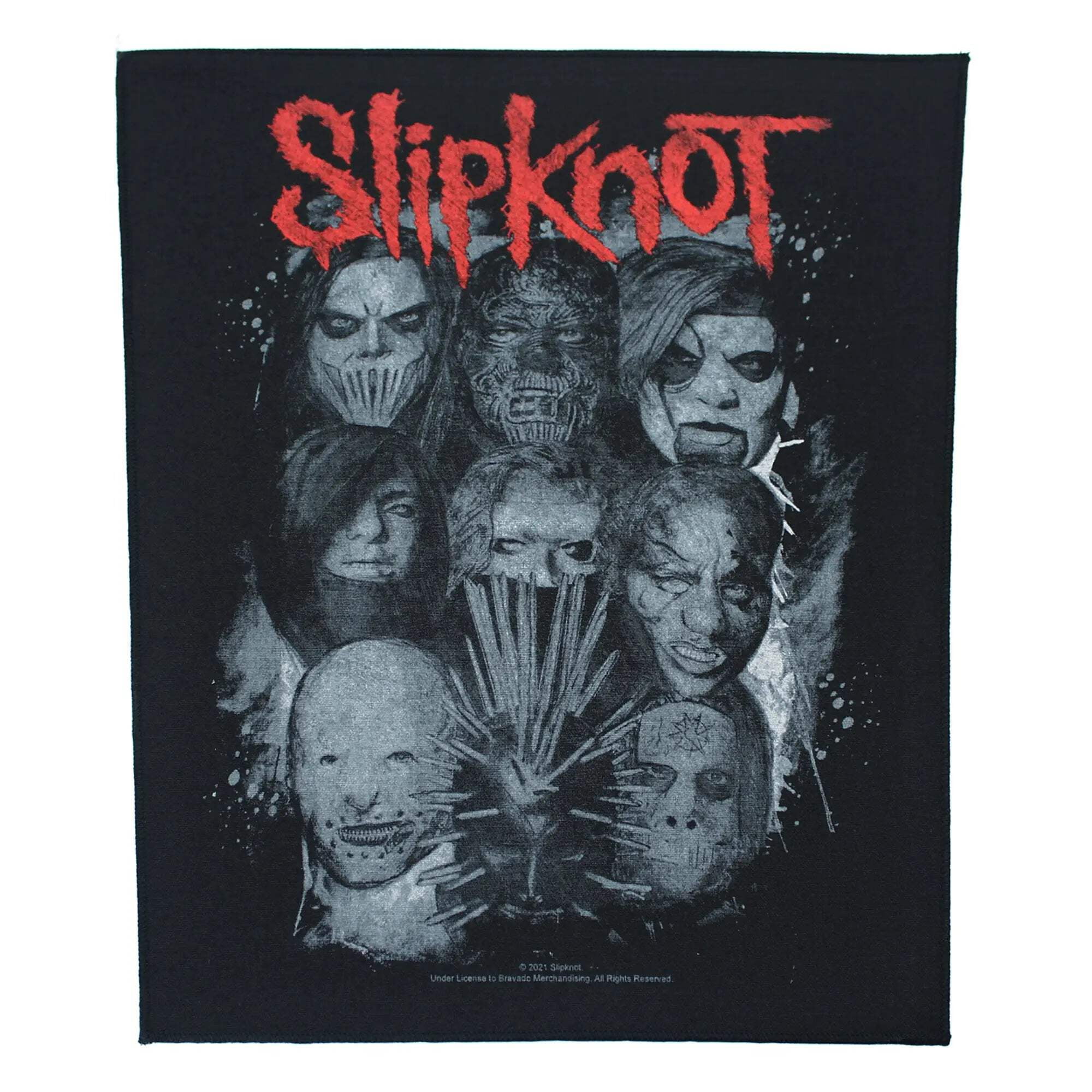 Slipknot We Are Not Your Kind Masks Back Patch