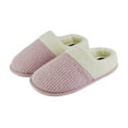 thumbnail image 1 of Slipper Snob - Ladies Memory Foam Indoor Slip On Mule Slippers with Open Back, 1 of 2