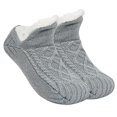 thumbnail image 1 of Slipper Socks,Slipper Socks for Women,Women's Winter Super Soft Warm Fuzzy Fleece-Lined With Grippers Slipper Socks,Women Slipper Fuzzy Socks Fluffy Cozy Cabin Warm Winter Soft(Grey L), 1 of 10