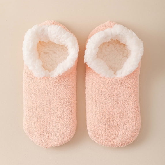 Slipper Socks for Women, 5 Pair Slipper Socks with Grips for Woman, Non Slip Soft Sole Winter Bedroom Cozy Sock Indoor Home Slippers