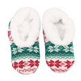 thumbnail image 1 of Slipper Socks for Women Fuzzy Socks with Grippers Non Bottoms Cozy Warm House Slippers Fall Socks Green One Size, 1 of 5