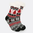 thumbnail image 1 of Slipper Socks for Women with Gripper - Winter Non Slip Thick Fuzzy Socks - Warm Cozy Christmas Socks Gift, 1 of 2