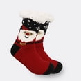 thumbnail image 1 of Slipper Socks for Women with Gripper - Winter Non Slip Thick Fuzzy Socks - Warm Cozy Christmas Socks Gift, 1 of 2
