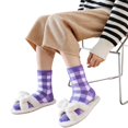 thumbnail image 1 of Slipper Socks for Women with Grippers Non Fuzzy Grip Winter Warm Cozy Thick Comfy Soft Cabin Socks, 1 of 7