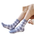 thumbnail image 1 of Slipper Socks for Women with Grippers Non Fuzzy Grip Winter Warm Cozy Thick Comfy Soft Cabin Socks, 1 of 7