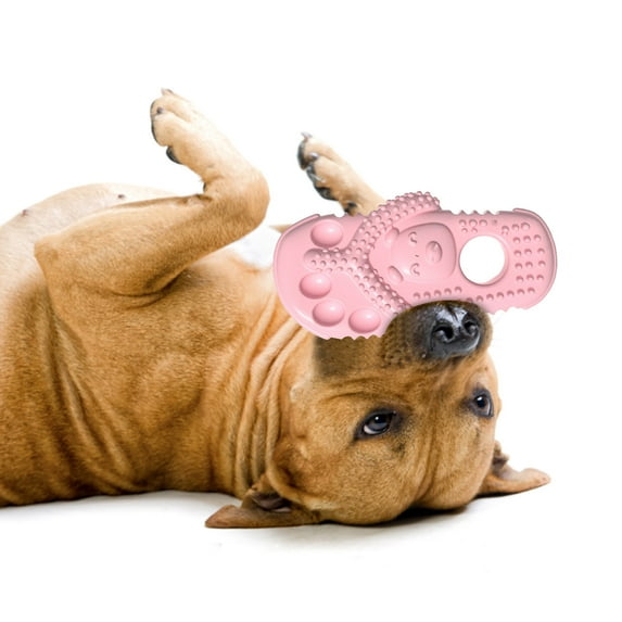 Slipper Style Dog Chew Toy for Aggressive Chewers Interactive Molar Teeth Cleaning Pet Health