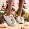 thumbnail image 1 of Slipper Womens House Slippers For Women 2025 Plush Memory Foam Fluffy Slippers With Thick Bottom Soft Vintage Home Shoes, 1 of 9