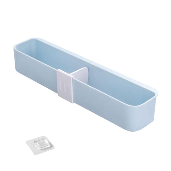 Slippers Drain Rack Wall Mounted Bathroom Shoes Shelf Plastic Toilet Hanging Towel Storage Holder, Blue