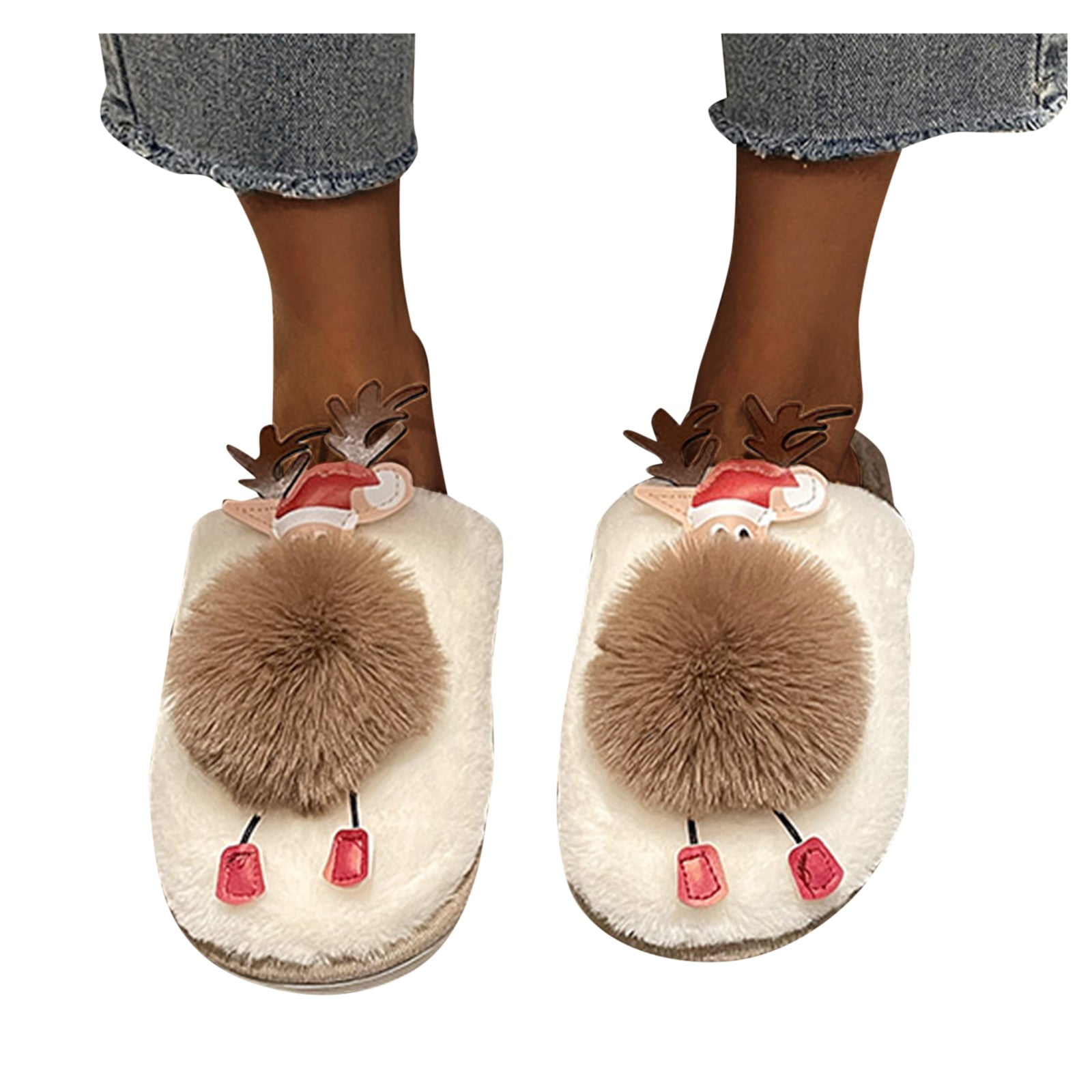 Cute Cartoon Rabbit Home Slippers for Women Warm Cotton Female Bedroom  Slippers Thick Sole Shoes for Woman Indoor Winter Slipper - AliExpress