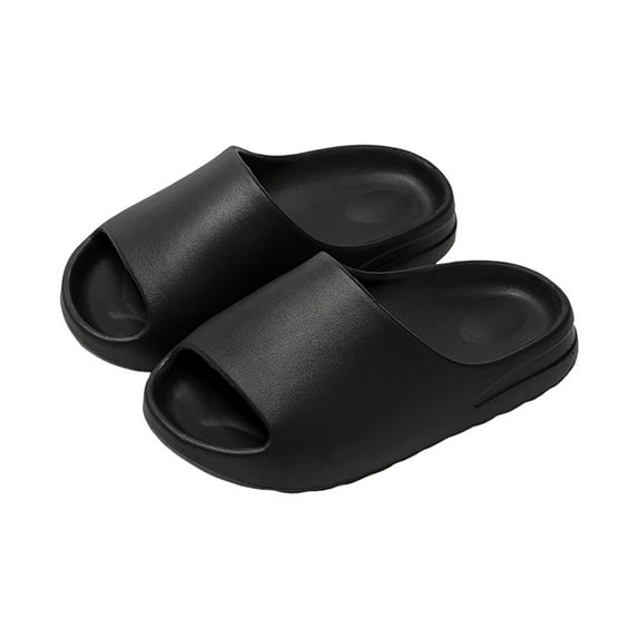 Slippers for Girls Size 3 Big Kid Cloud Slides for Kids丨Shower Slippers Bathroom Pool Sandals丨Boys Girls Comfy Thick Sole Slippers丨Summer Non-Slip Beach Shoes
