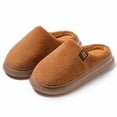thumbnail image 1 of Slippers for Men and Women Slippers for Women Indoor Winter Slippers Cozy Indoor Thickened Slippers for Couples Warm Home Comfort Footwear for Cold Weather, 1 of 8