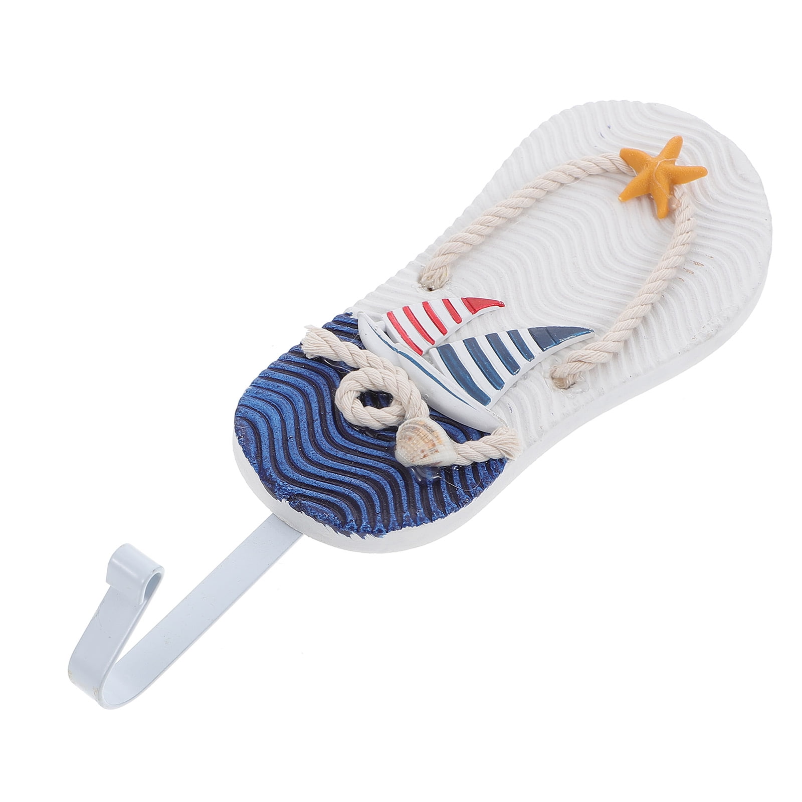 Slippers Shape Hook Ornament Decorative Hook Hangers for Clothes Hat