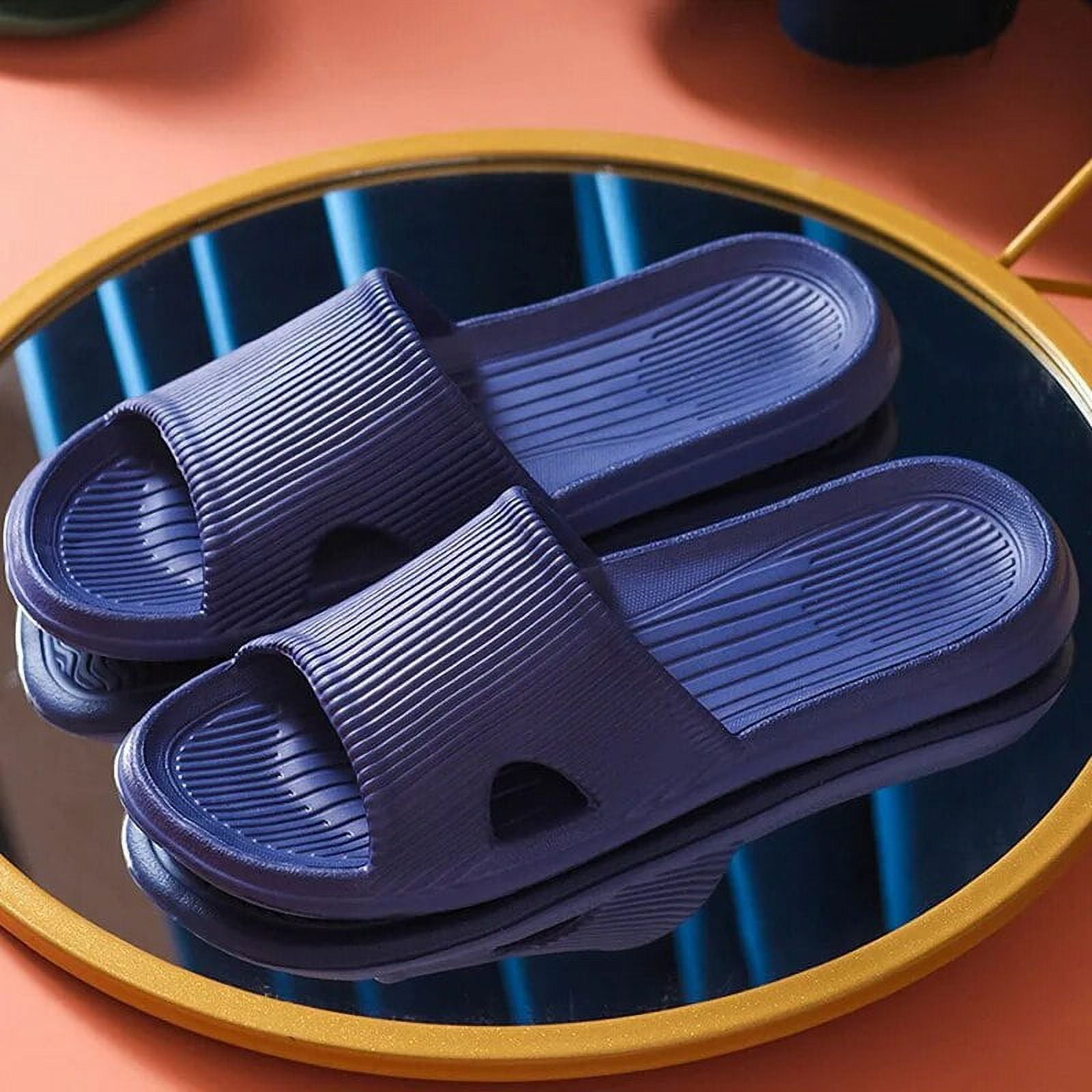 Slippers Thick Platform Bathroom Cloud Slippers Non-Slip Flip Flops Woman Sandals Women Fashion ...