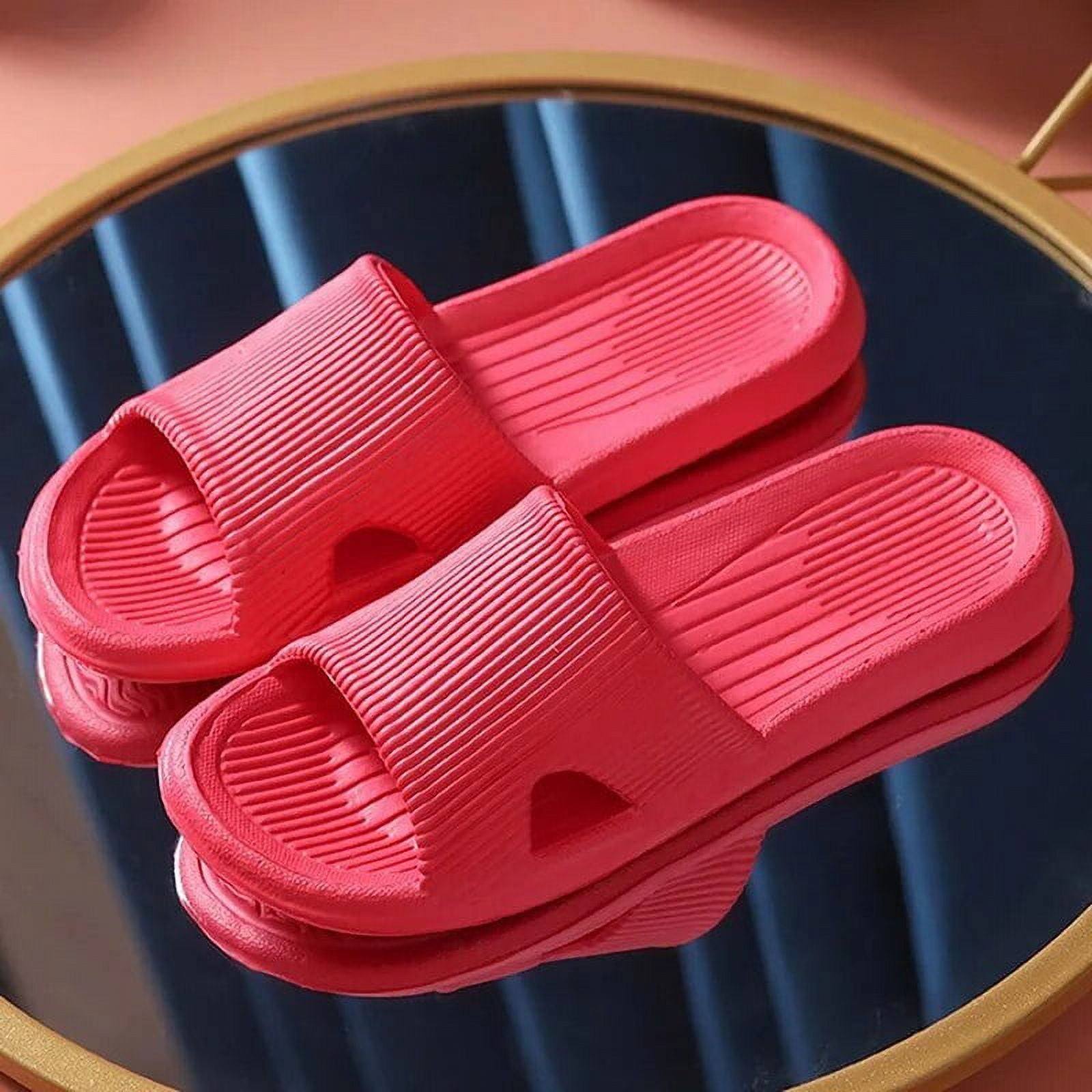 Slippers Thick Platform Bathroom Cloud Slippers Non-Slip Flip Flops Woman Sandals Women Fashion ...