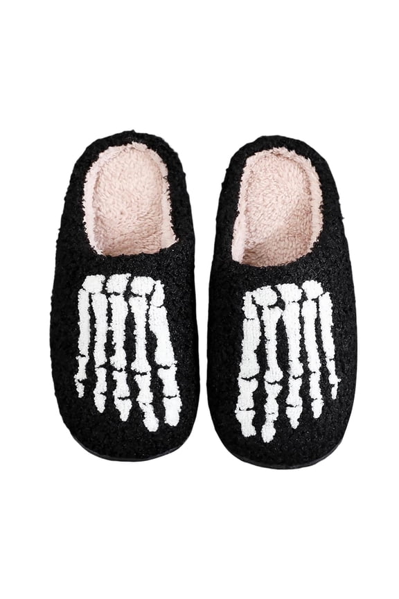 Slippers Winter Womens Mens Fluffy Plush Slippers Cute Cartoon Slippers Cuddly Warm Shoes Indoor Outdoor Girls Women