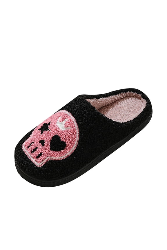 Slippers Winter Womens Mens Fluffy Plush Slippers Cute Cartoon Slippers Cuddly Warm Shoes Indoor Outdoor Girls Women