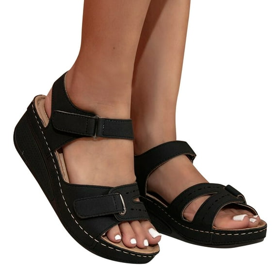 Slippers With Arch Support For Women Shoes For Women Sandals Fashion Orthotic Slides Ladies Lightweight Slip On Slippers Sandals Black 8.5