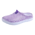 thumbnail image 1 of Slippers for Women,Breathable Water Sports Shoes For Women Outdoor Socks Lightweight Beach Walking Sandals With Comfortable Cushioning And Sole,Womens Slippers,Purple,9, 1 of 3