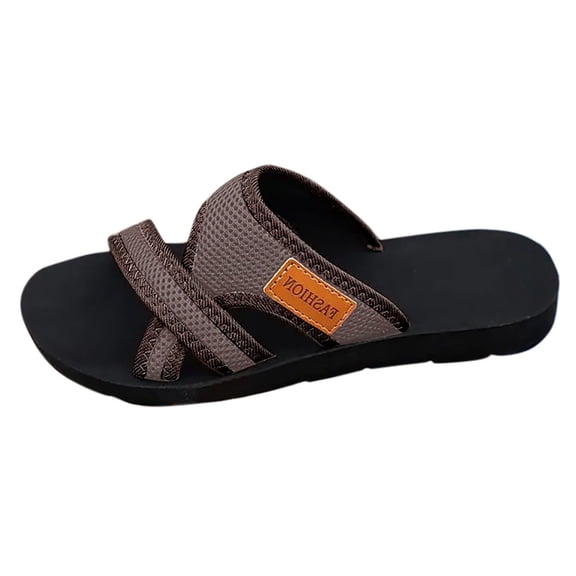 Slippers for Women,Cloth Flip Flops for Women Soft Sole Comfortable Beach Slippers Casual Outdoor Cloth Flip Flops for Summer Wear,Womens Slippers,Coffee,8