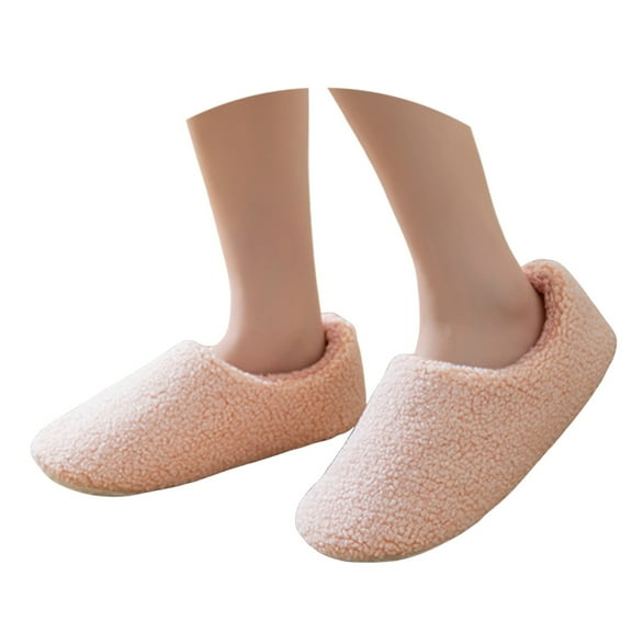 Slippers for Women,Lined Closed Back Slippers Cozy Indoor Outdoor Shoes With Memory Foam Comfort Cushion For Warmth And Relaxation,Womens Slippers,Pink,7-8