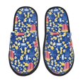 thumbnail image 1 of Slippers for Women Men, Cute Popcorn No.1001 Warm Womens Mens House Shoes Bedroom Slippers, Fuzzy Memory Foam Slippers Winter House Indoor Shoes Aesthetic Dorm Slippers, 1 of 5