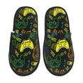 thumbnail image 1 of Slippers for Women Men, Game Play Warm Womens Mens House Shoes Bedroom Slippers, Fuzzy Memory Foam Slippers Winter House Indoor Shoes Aesthetic Dorm Slippers, 1 of 5