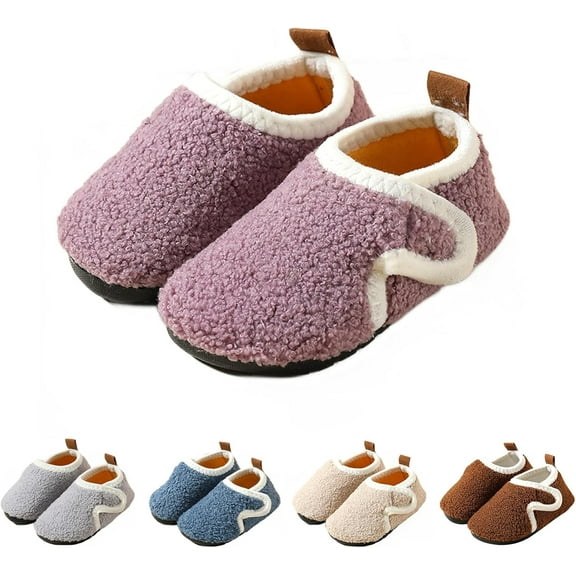 Slippers for Kids, Boys Girls Slippers, Soft Warm Winter House Shoes for Toddler And Adults