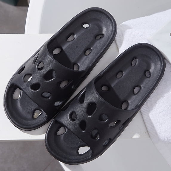 Slippers for Men On Arch Support Water Breathable Mesh Outdoor Indoor Shower Slide Bathroom Pool Beach Lightweight Open Toe Mens Sandals