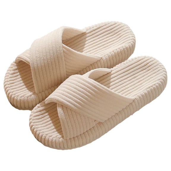 Slippers for Women,All Season Fashionable Slippers Cozy Indoor Footwear Home Comfort And Relaxation,Womens Slippers,Beige,7