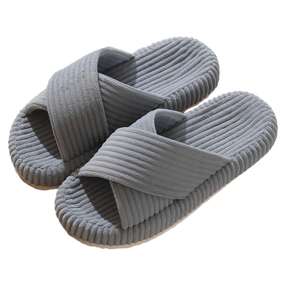 Slippers for Women,All Season Fashionable Slippers Cozy Indoor Footwear Home Comfort And Relaxation,Womens Slippers,Grey,7