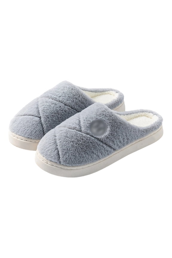 Slippers for Women,Arch Support Memory Foam Slippers Soft Comfortable Indoor Non- Warm Cozy Home Footwear for Winter,Womens Slippers,Grey,40