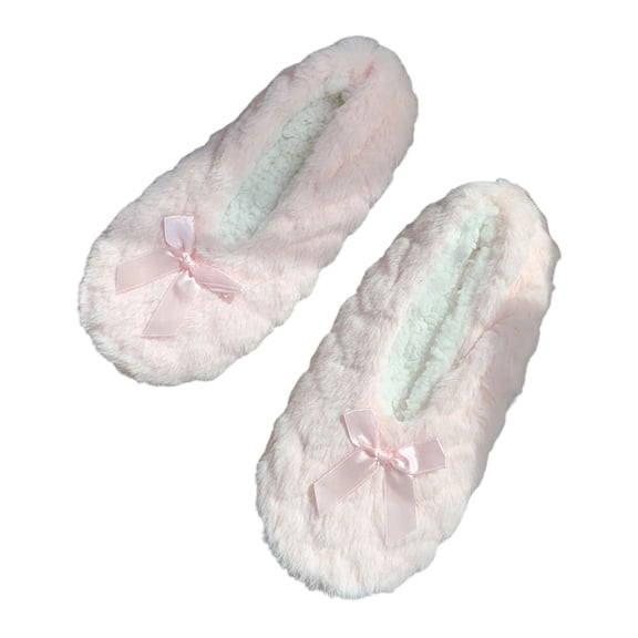 Slippers for Women Closed Toe Thick Warm Indoor And Outdoor Shoes Fuzzy Memory Foam Slip On Womens Slippers