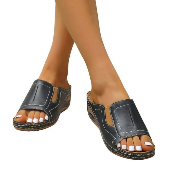 Slippers for Women Comfortable Slip On Sandals Quick Drying Bathroom Shower Slippers House Slippers