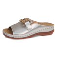 thumbnail image 1 of Slippers for Women,Comfortable Slippers For Everyday Casual Use Open Toe Design On Style Versatile For Relaxed Outfits,Womens Slippers,Silver,7.5, 1 of 9