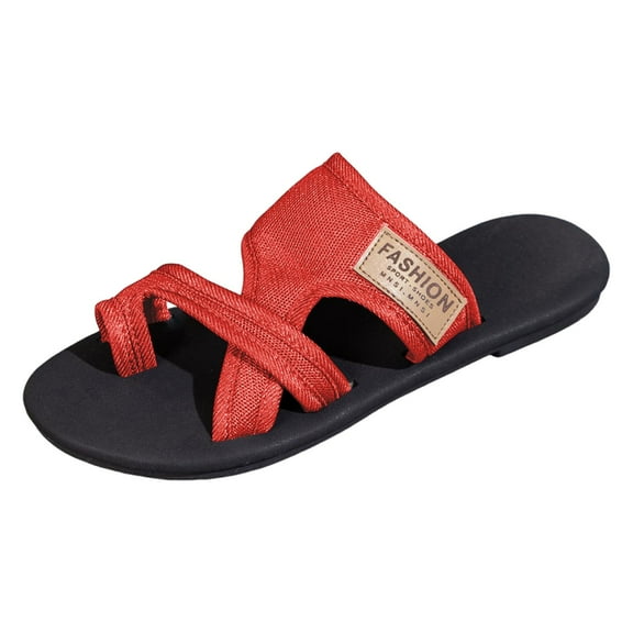 Slippers for Women,Comfortable Summer Slippers Open Toe Flip Flops For Casual Wear And Beach Vacation Soft Flat Sandals,Womens Slippers,RD2,9.5