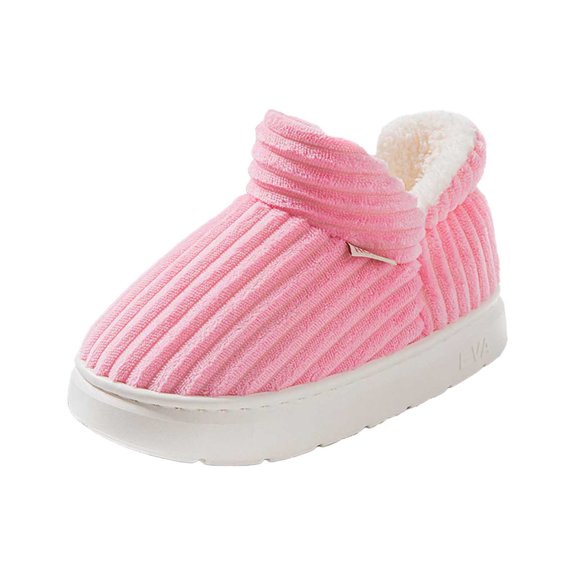 Slippers for Women,Corduroy On Shoes With Backstrap Cozy Indoor Outdoor Comfort Slides For Warm Soft Sole Slippers,Womens Slippers,Pink,8.5