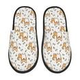 thumbnail image 1 of Slippers for Women, Corgi with Hearts Womens Slippers Fuzzy Winter House Shoes, Soft Anti-Skid Slippers Indoor and Outdoor, 1 of 5
