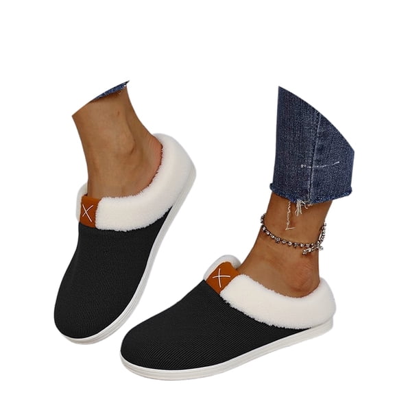 Slippers for Women,Cozy Memory Foam Slippers Indoor Outdoor Shoes With For Comfortable Relaxation At Home,Womens Slippers,Black,38/39