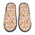thumbnail image 1 of Slippers for Women, Cute Corgi Dog Funny Pink Womens Slippers Fuzzy Winter House Shoes, Soft Anti-Skid Slippers Indoor and Outdoor, 1 of 5