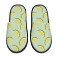 thumbnail image 1 of Slippers for Women, Cute Durian Green Womens Slippers Fuzzy Winter House Shoes, Soft Anti-Skid Slippers Indoor and Outdoor, 1 of 5