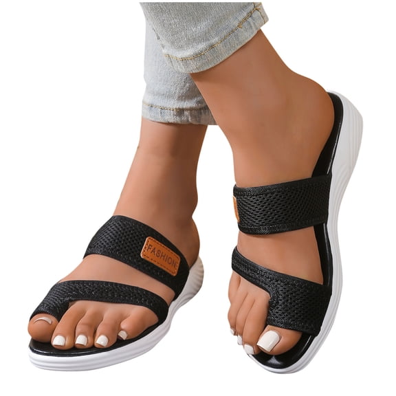 Slippers for Women Fashion Women Casual Round Head Slippers Comfy Beach Casual Shoes