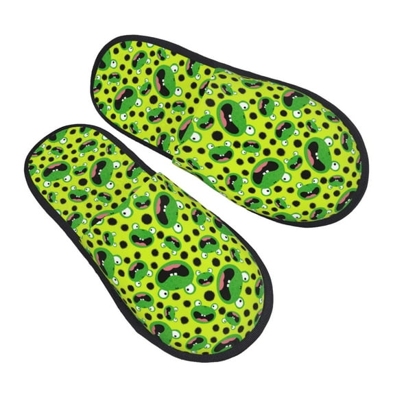 Slippers for Women, Frogs Womens Slippers Fuzzy Winter House Shoes, Soft Anti-Skid Slippers Indoor and Outdoor