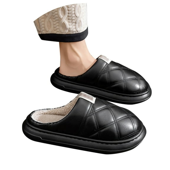 Slippers for Women Fuzzy Slippers Winter Indoor Outdoor Slippers With And Thick Sole For Warmth Comfort